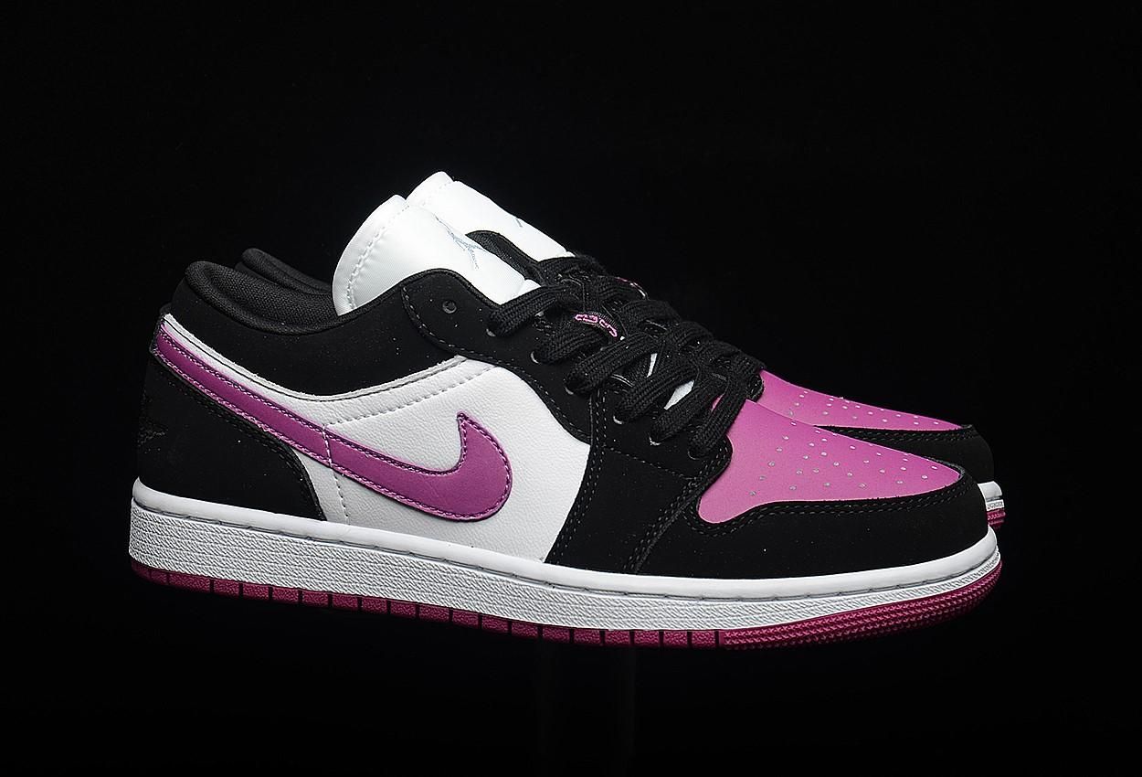 WMNSAir Jordan 1 AJ1 Low - Black Cactus Flower