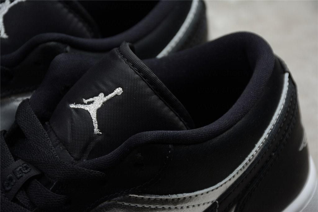 Air Jordan 1 AJ1 Retro Low - Silver Toe