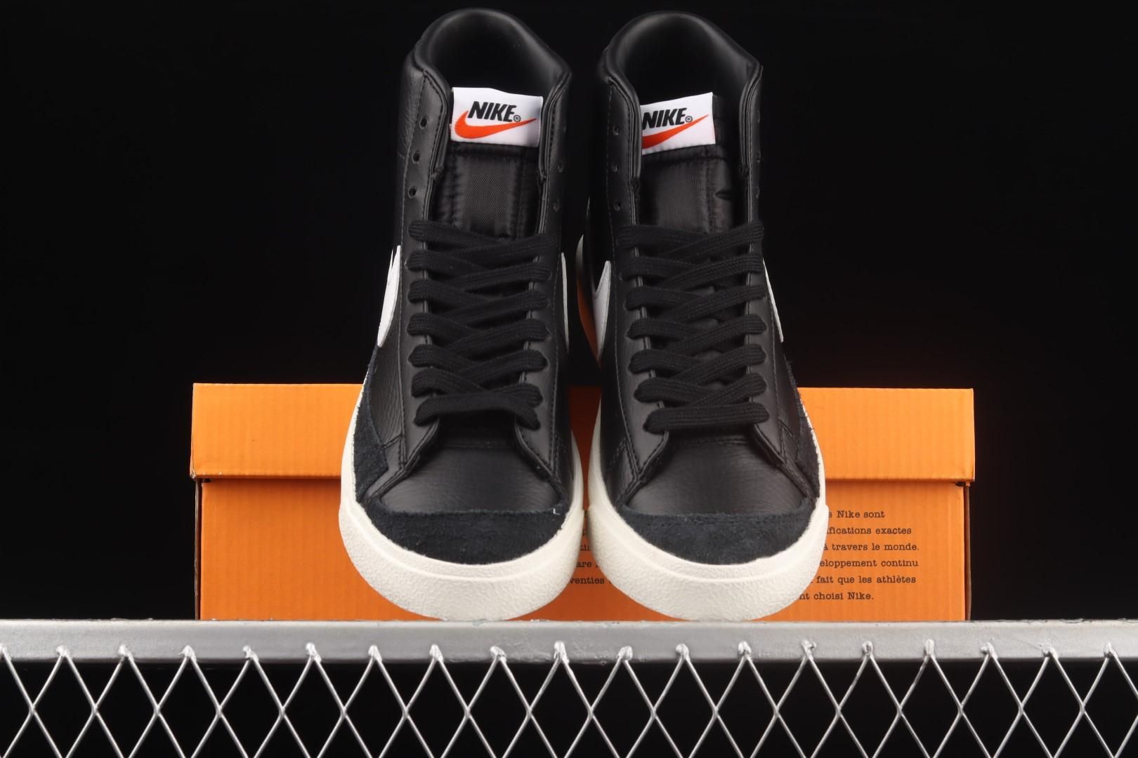 NikeMens Blazer Mid 77 Vintage - Black Sail