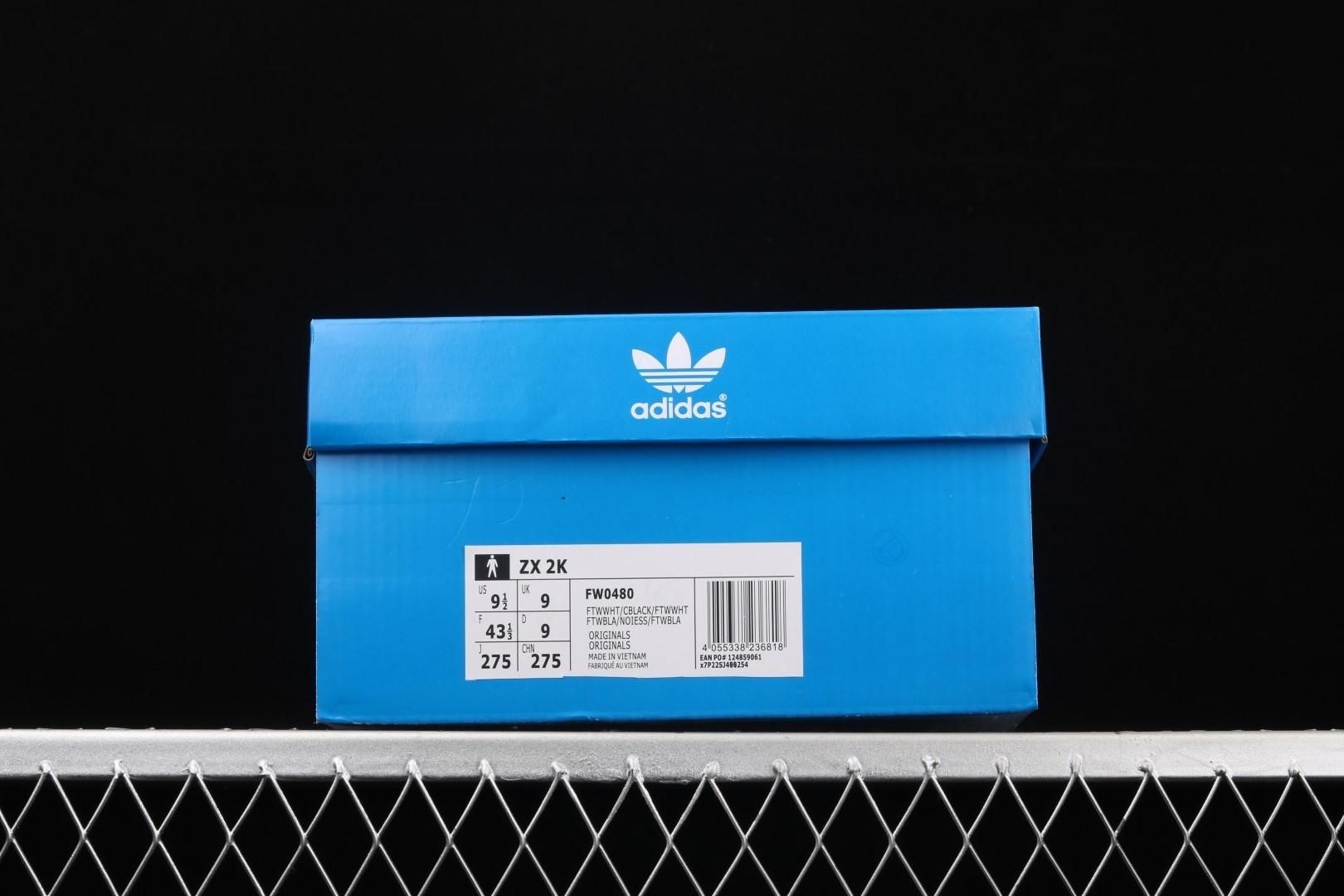 adidasMens ZX 2K Boost - Cloud White/Solar Yellow