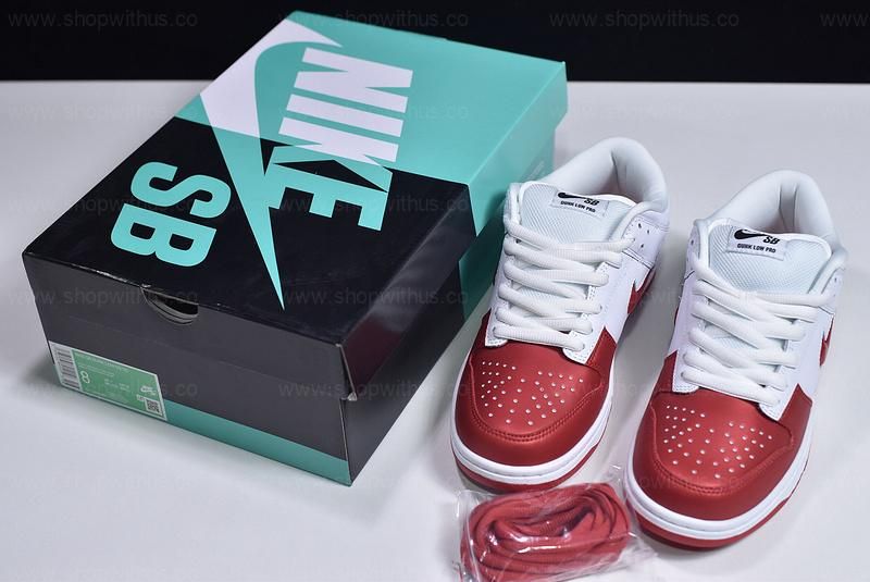 Supreme x NikeSB Dunk Low - Red/White