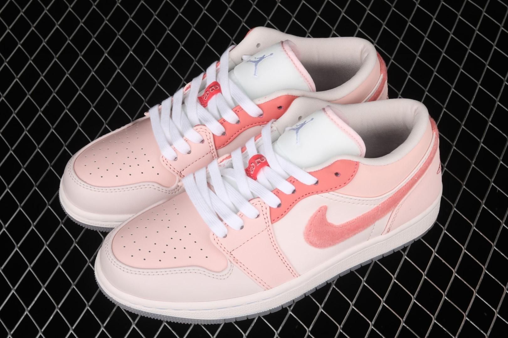 Air Jordan 1 AJ1 Low SE - Mighty Swooshers Pink