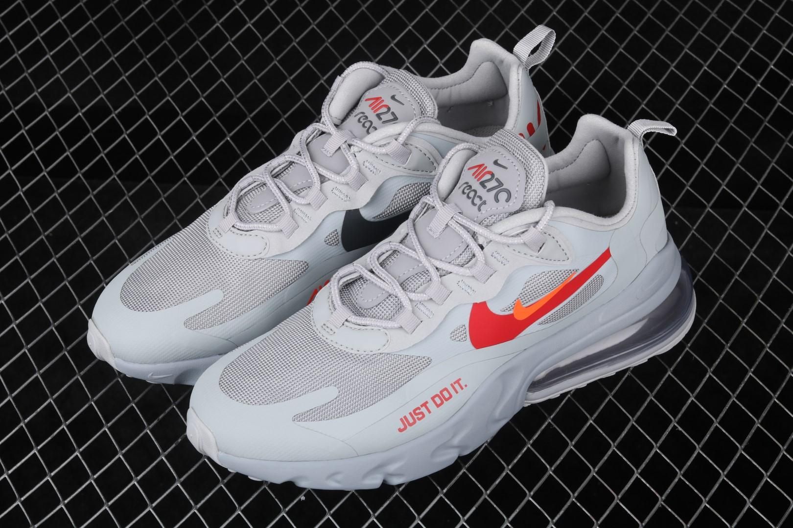 NikeUnisex Air Max 270 AM270 React - Just Do It Grey