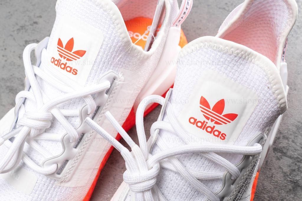 adidasMen's NMD R1 V2 - Cloud White/Solar Red