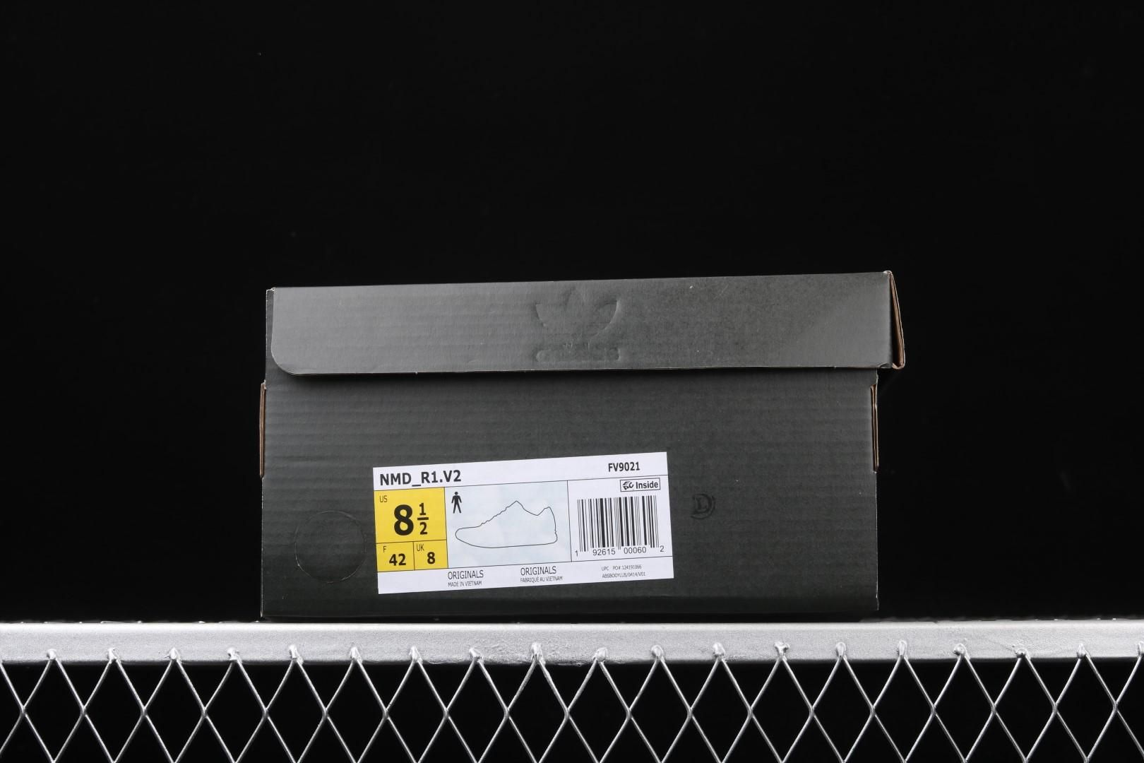 adidasMens NMD R1 V2 - Black White