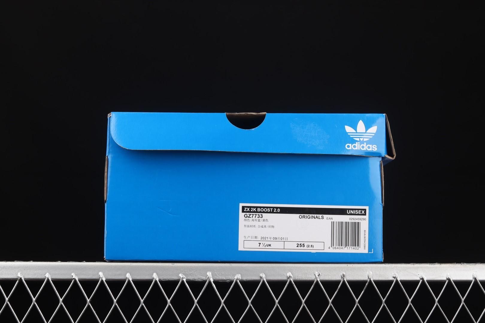 adidasMens ZX 2K Boost 2.0 - Crew Blue