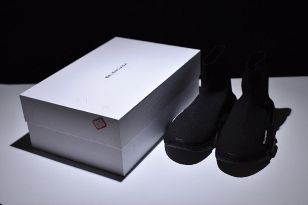 BalenciagaMen's Speed Trainer Mid - Triple Black