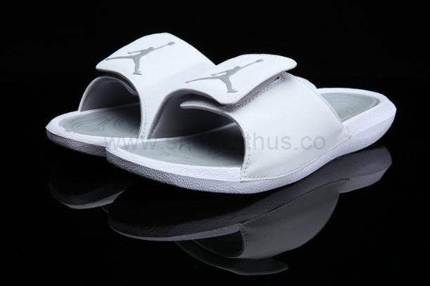 Air Jordan Hydro 6 Slide - White/Pure Platinum