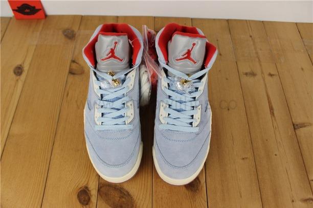 Air Jordan 5 Retro x Trophy Room- Ice Blue