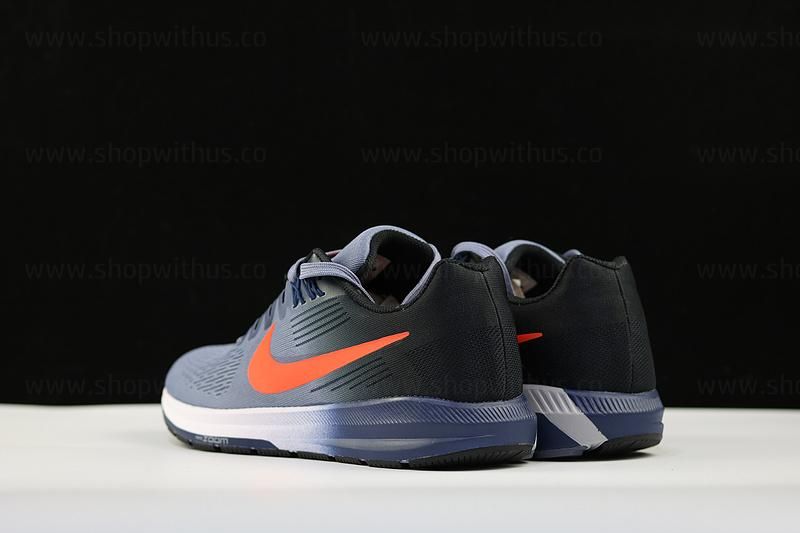NikeMen's Air Zoom Structure 21 - Dark Sky Blue/Total Crimson