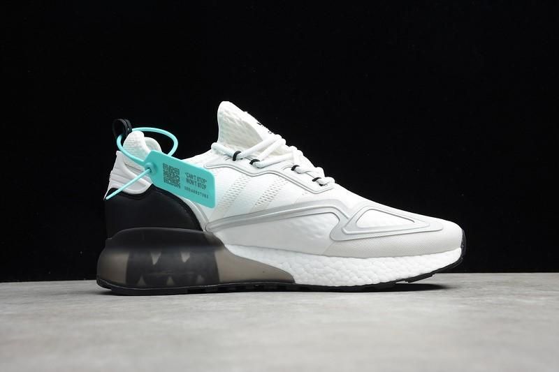 adidasMen's ZX 2K Boost - White Black