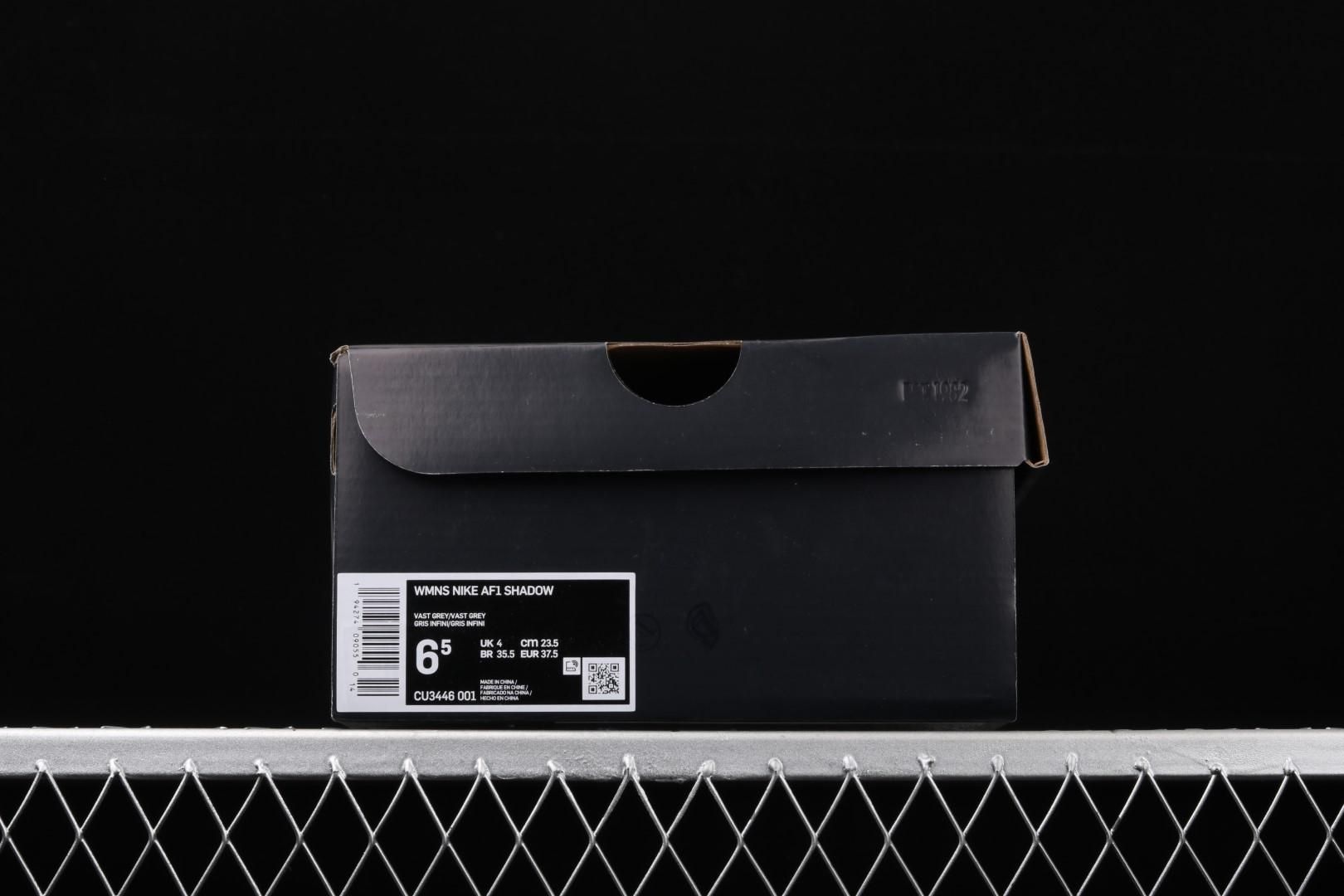 NikeUnisex Air Force 1 AF1 Low Shadow - Vast Grey/Laser Orange