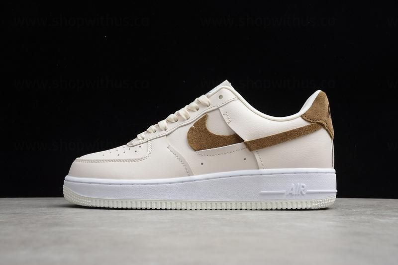 NikeUnisex Air Force 1 AF1 Low Vandalized - Light Orewood Brown