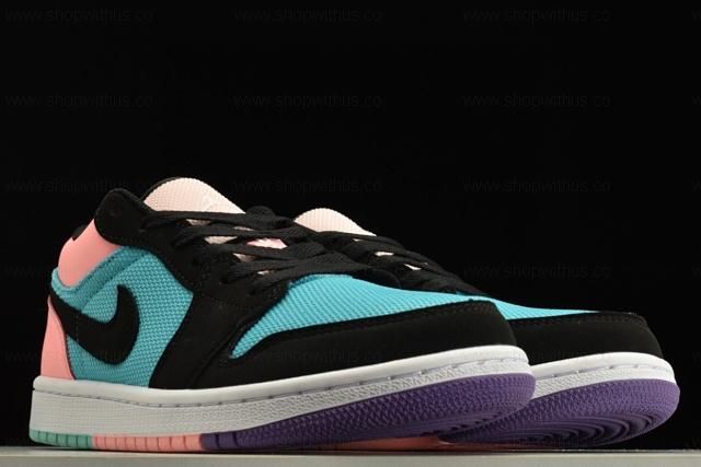 WMNS Air Jordan 1 Low - Pink/Black/Blue