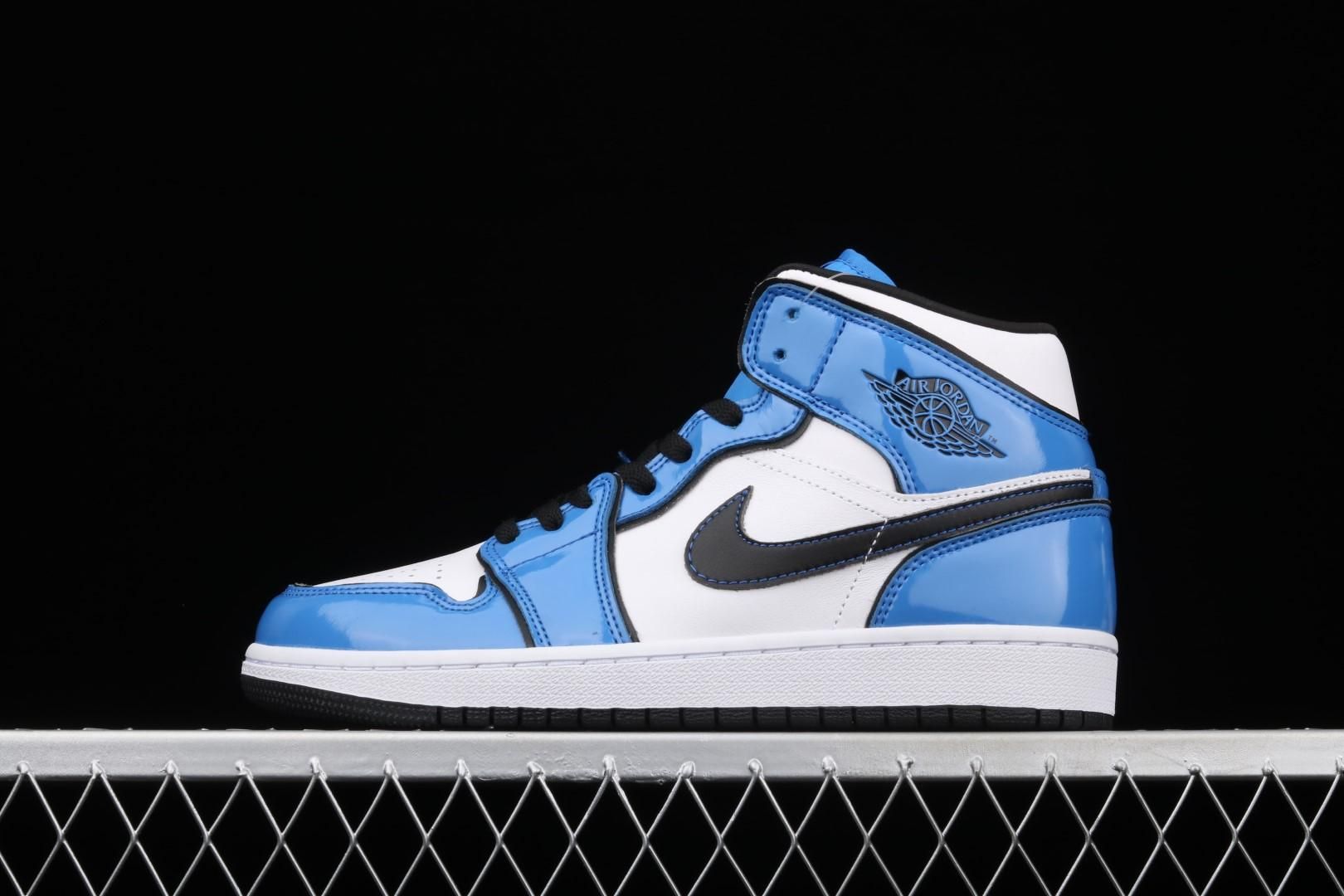 Air Jordan 1 AJ1 Mid - Signal Blue