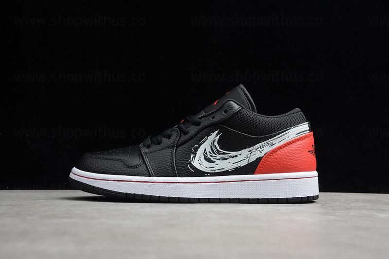 Air Jordan 1 AJ1 Low SE - Brushstroke Swoosh