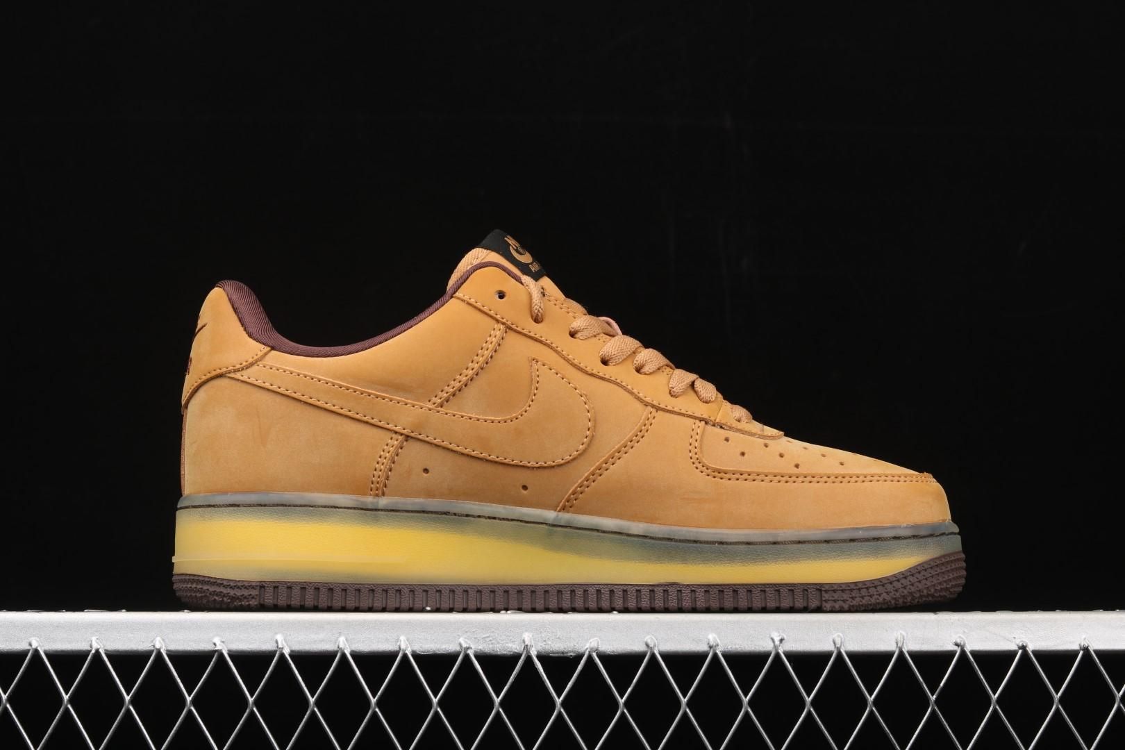 NikeUnisex Air Force 1 Low - Wheat/Dark Mocha
