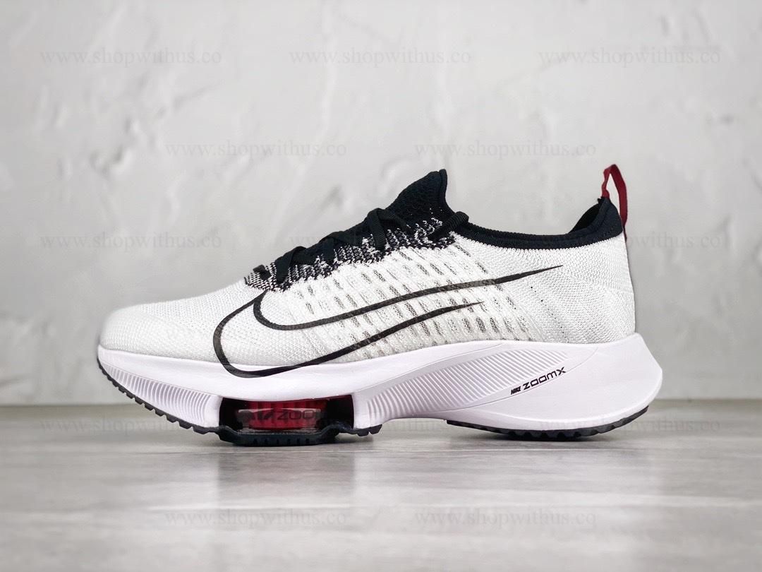 NikeAir Zoom Tempo NEXT% Flyknit - White/University Red