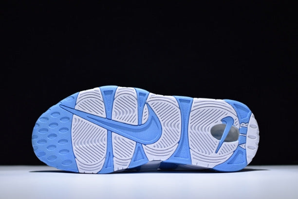 NikeAir More Uptempo Mid Basketball Shoe- Sky Blue