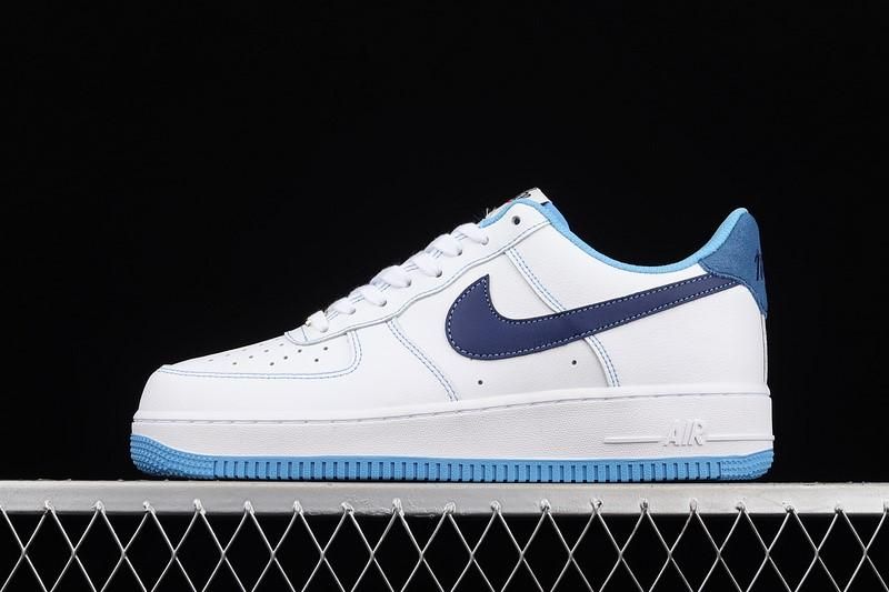 NikeUnisex Air Force 1 AF1 Low First Use White University Blue