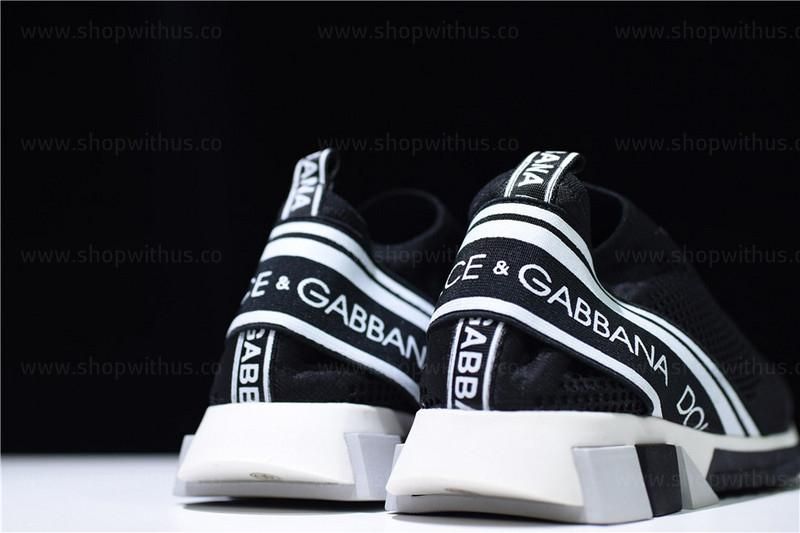 Dolce & Gabbana Sorrento Logo Trainer - Black/White