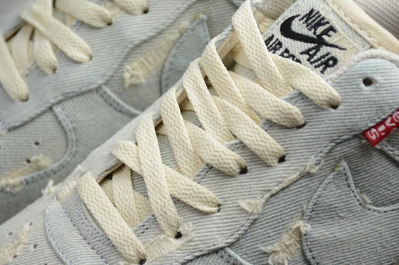 Levis x NikeUnisex Air Force 1 AF1 Low - Beige/Blue