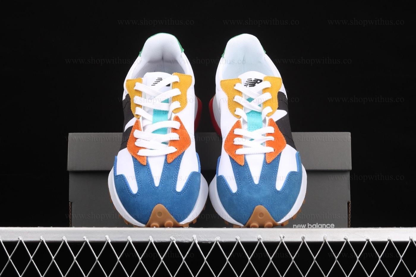 New Balance 327 -Colourful White