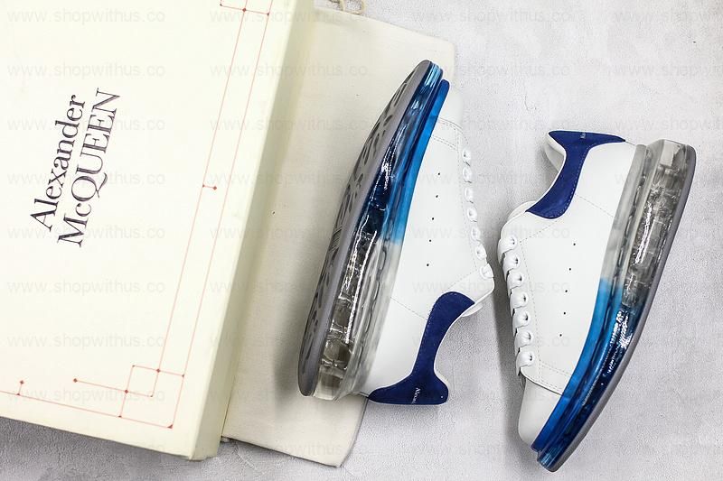 Alexander McQueen Oversized Gradient Sole - White/Blue