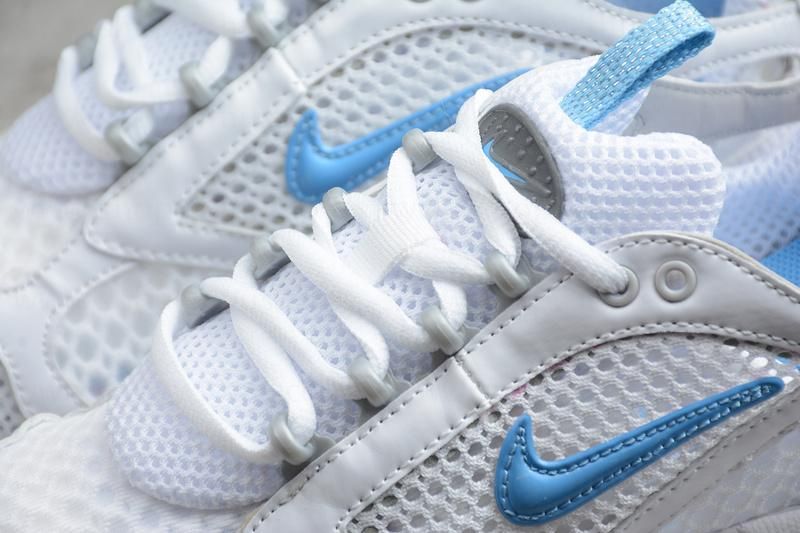 Stussy x NikeAir Zoom Spiridon Cage 2 - White University Blue