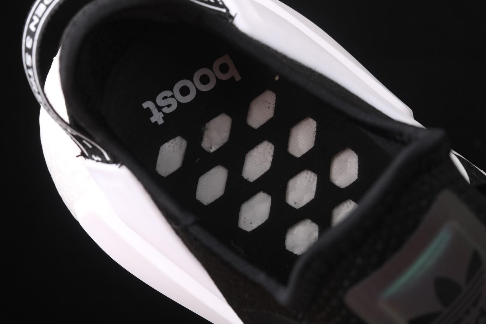 adidasMens NMD R1 V2 - Black White