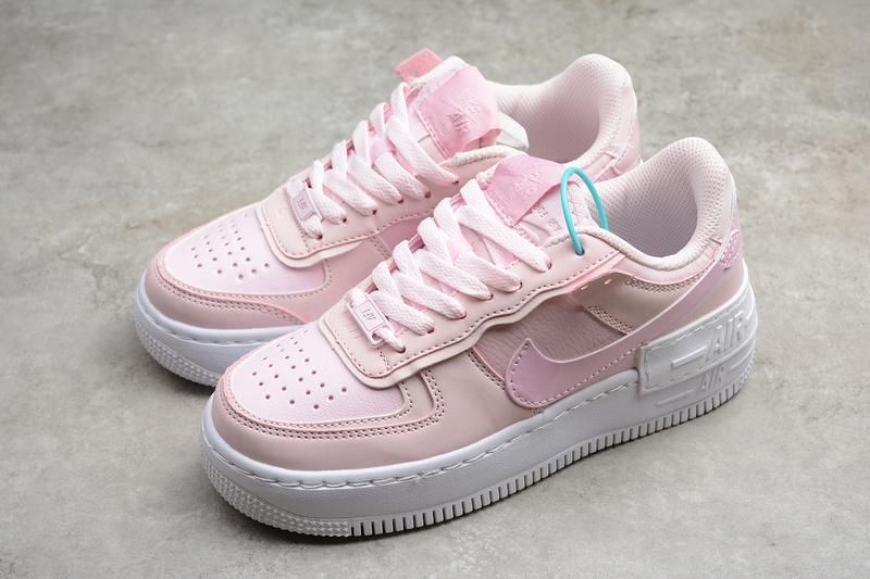 NikeUnisex Air Force 1 AF1 Shadow - Pink Foam