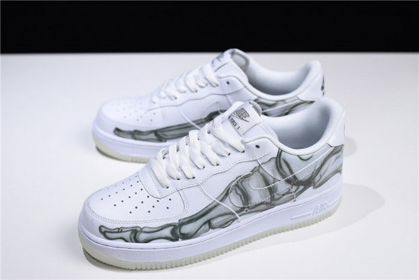 NikeAir Force 1 Low - Skeleton Halloween
