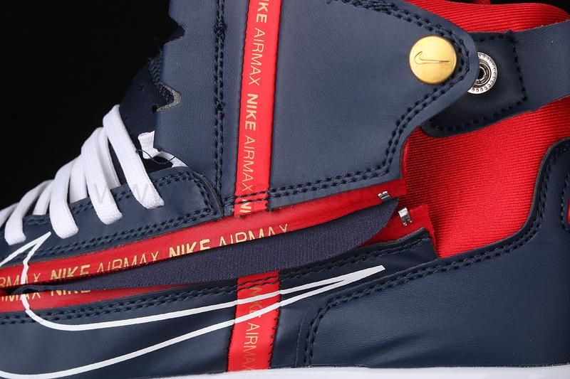 NikeUnisex Air Max 720 Saturn - Navy Blue/Red