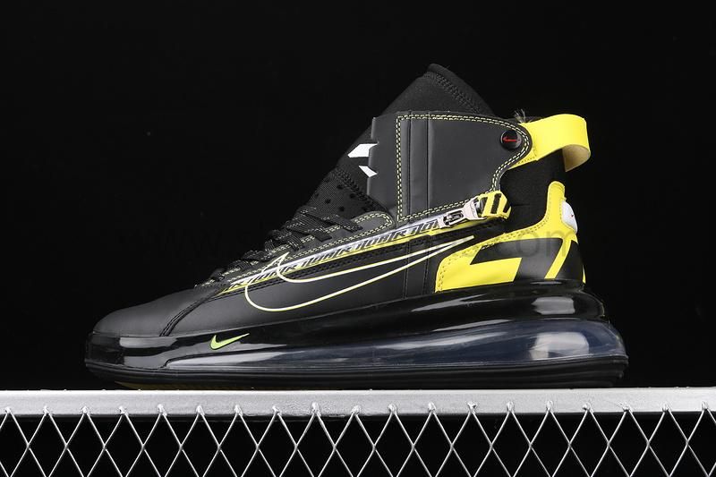 NikeMen's Air Max 720 Saturn - Black/Dynamic Yellow