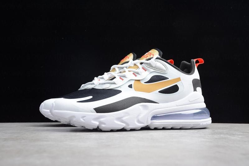 NikeUnisex Air Max 270 React - Vast Grey Metallic Gold