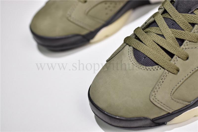 Travis Scott x Air Jordan 6 AJ6 - Medium Olive