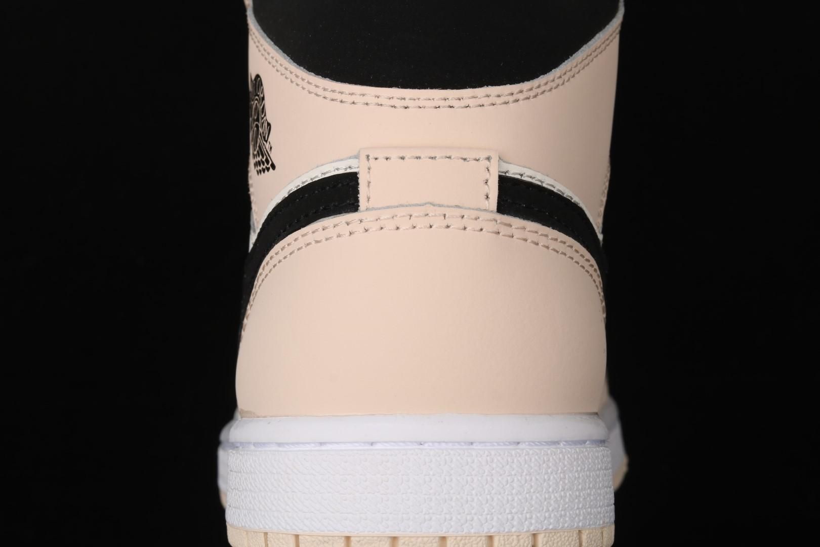 WMNS Air Jordan 1 AJ1 Mid - Barely Orange Light Violet