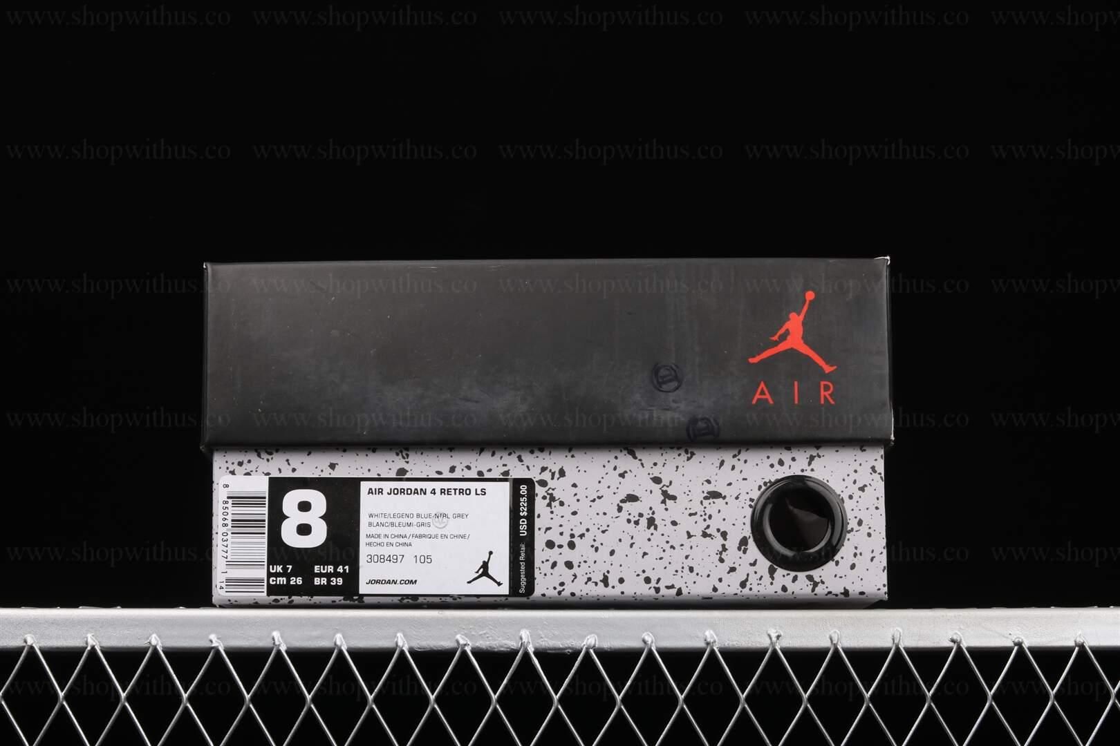 Air Jordan 4 AJ4 Retro - Military Blue