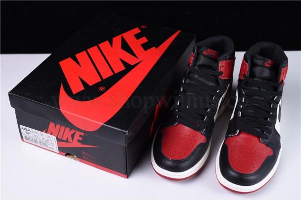 Air Jordan 1 AJ1 Retro High - Bred Toe