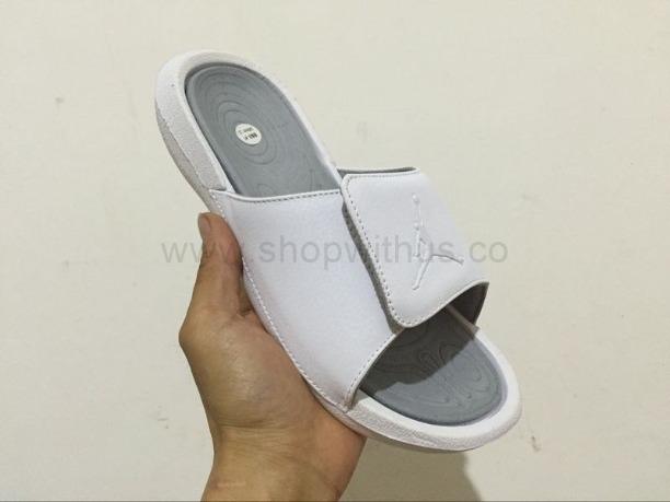 Air Jordan Hydro 6 Slide - White/Pure Platinum