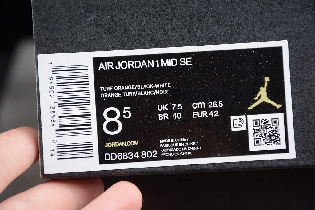 Air Jordan 1 AJ1 Mid - Turf Orange