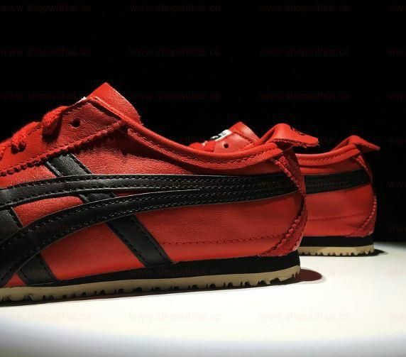 (Leather)Onitsuka Tiger Mexico 66 - Red/Black