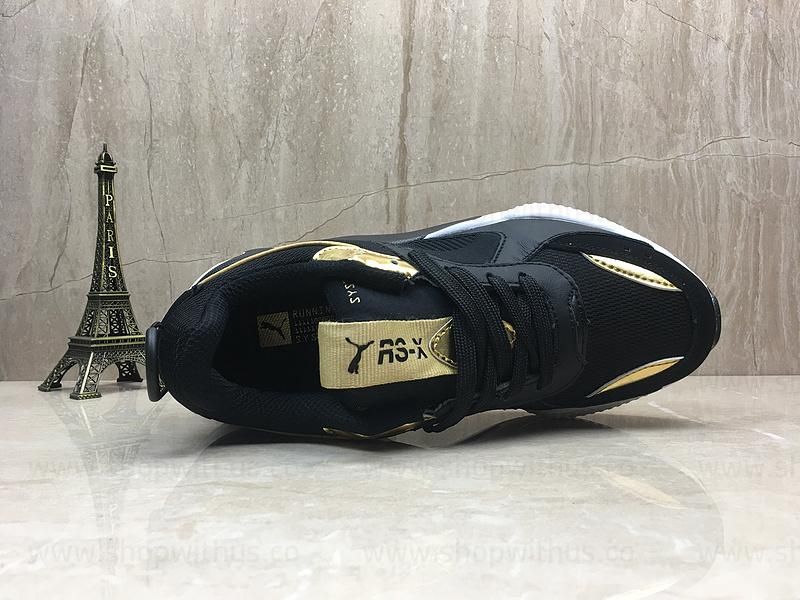 PumaMen's RS-X Trophy Trainers - Black/Gold