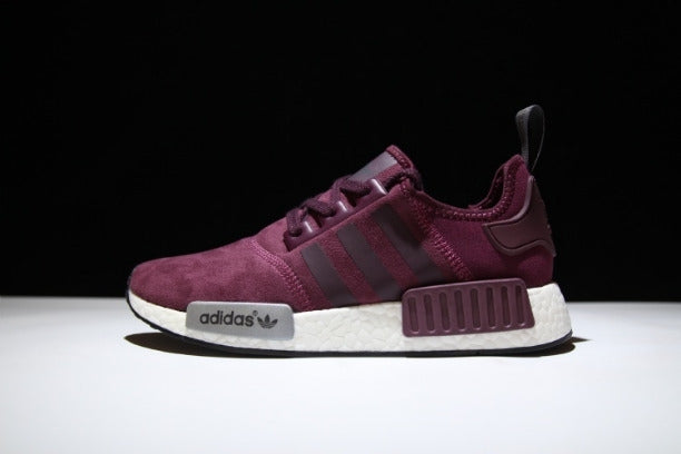 adidasUnisex NMD R1 Suede - Burgundy Maroon