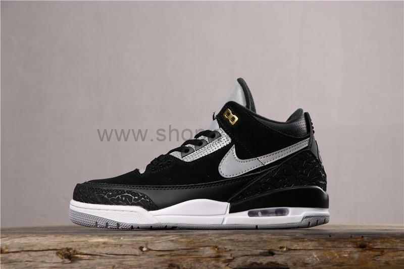 Air Jordan 3 AJ3 Retro Tinker -  Black Cement