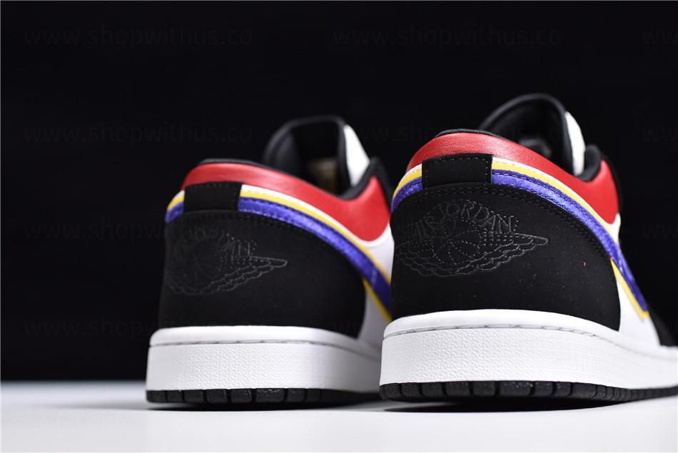 Air Jordan 1 AJ1 Low - Lakers Top 3