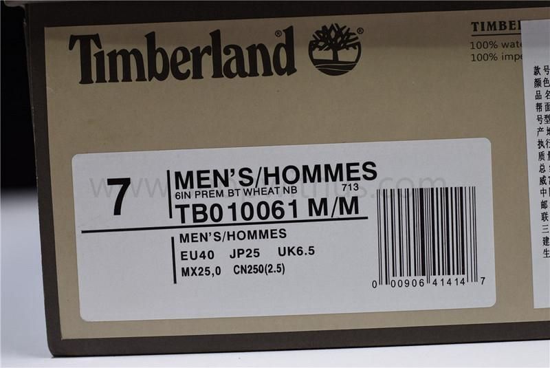 Timberland 6 Inch Leather Boot - Wheat Nubuck