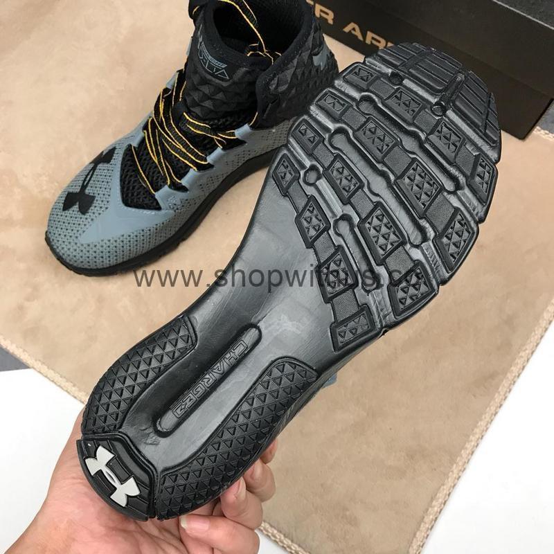 Under Armour x Project Rock Delta Training Shoes - Grey/Black