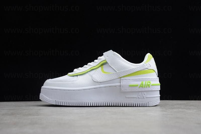 NikeUnisex Air Force 1 AF1 Shadow - Lemon