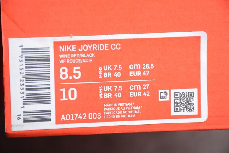 NikeRunning Joyride CC - Wine Red/Black